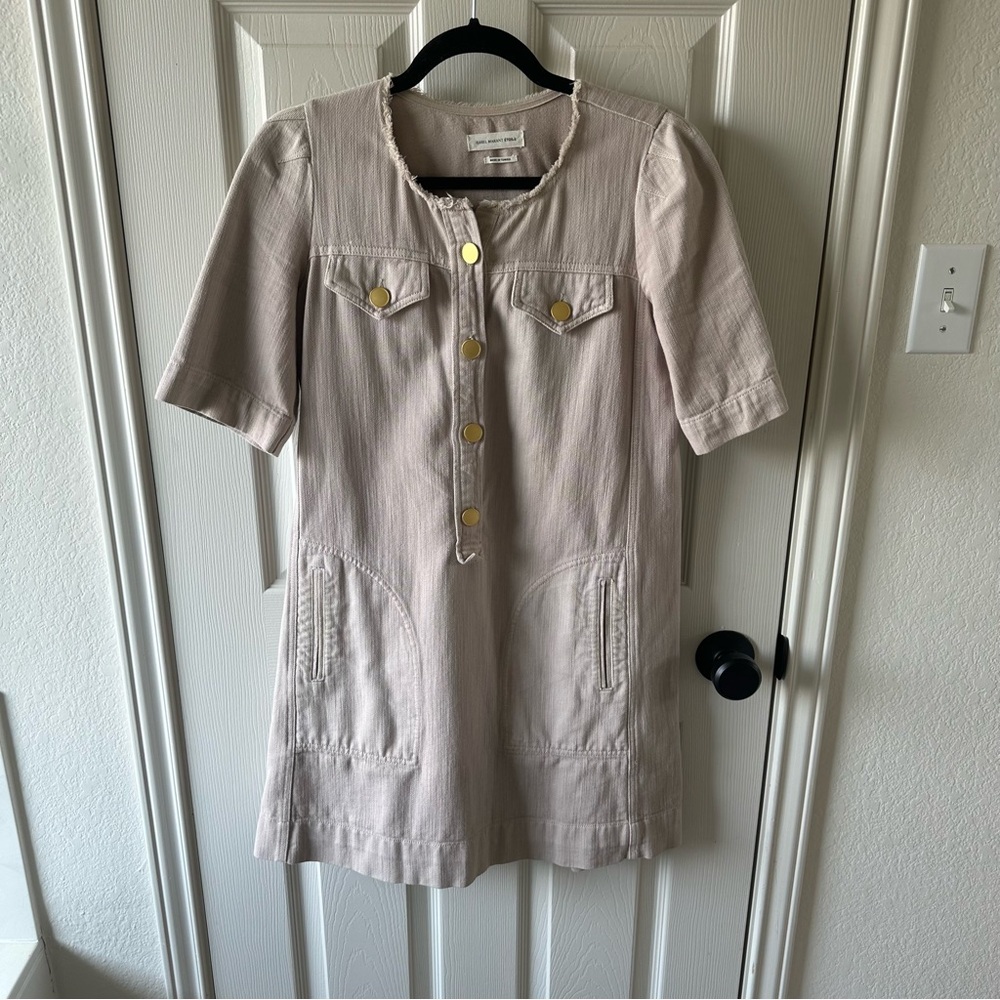 Isabel Marant Etoile Oriane Dress Blush Pink Size 36 Small